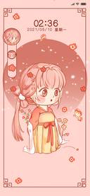 可爱古风少女