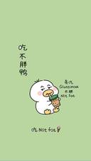 可爱搞笑减肥学习壁纸-锐景创意