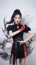 硬糖少女中国风穿搭