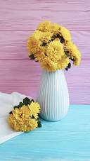 Figure with chrysant