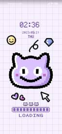 Pixel wind cute