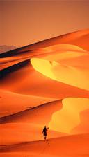 塔克拉玛干沙漠的色彩