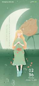 By Her Blooming