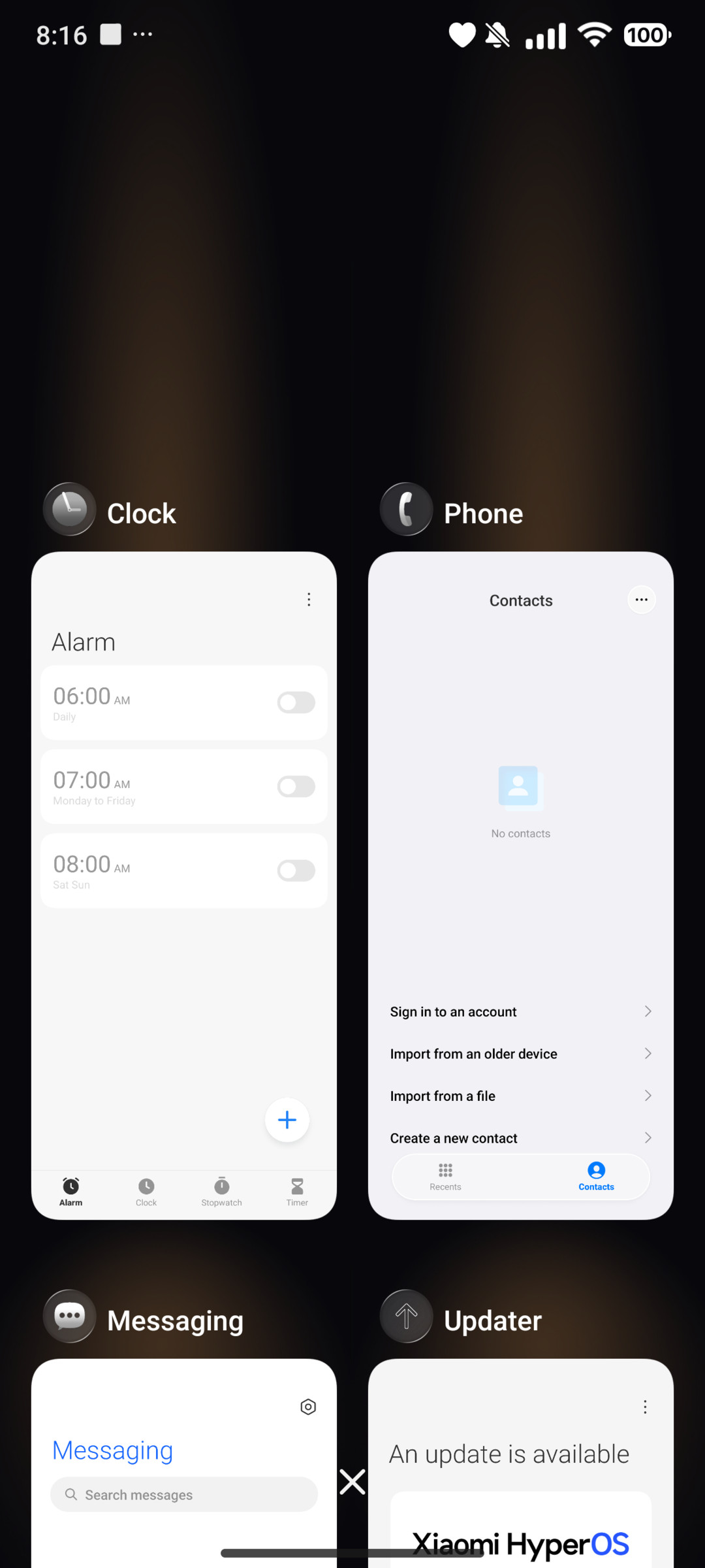 Round Glass 8V MTZ Theme Preview