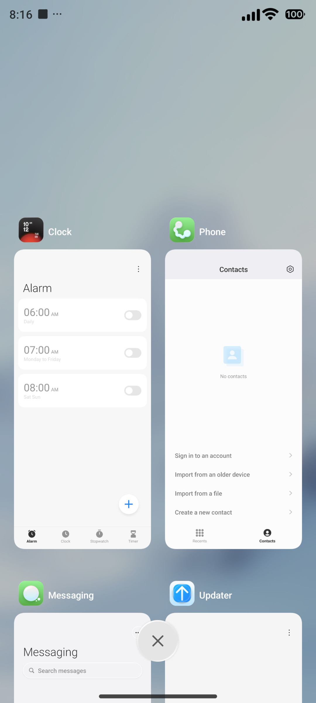 Waffle V HyperOS Theme Preview