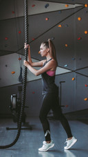 Girl Workout in Gym