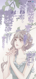 紫藤花美人