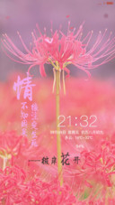 彼岸花开【锁屏桌面多种特效】