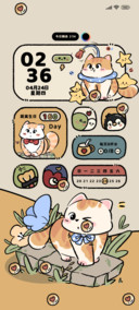 莫兰迪猫猫昼夜切换