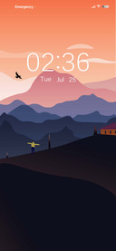 The sun sets 