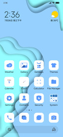 simple light blue