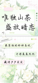 唯独山茶盛放暗恋