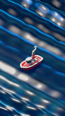 Floating boat