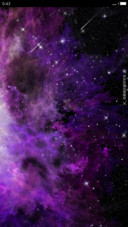 紫色星空（3D重力+流星特效）