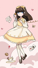 Yellow dress girl