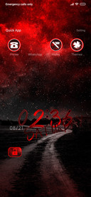 Star Red Night