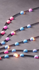 Bluepink luminous small balls