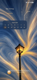 Swirling Lamplight