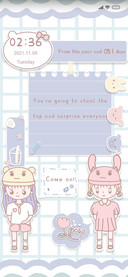 My time sticker