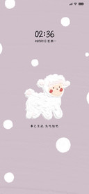 简约油画 数羊