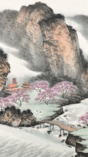 马骏《观瀑图》