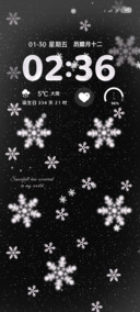os原生 雪花光栅