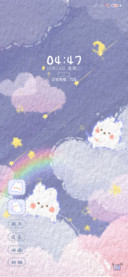 油画仙女兔