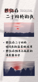 想你在二十四桥的夜