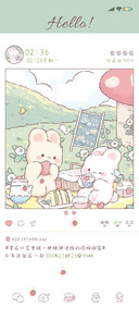 ins风 郊游兔兔