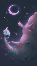 Who understands the tenderness of giant rhinoceros
