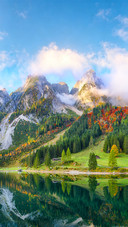 Gosha lake in early autumn