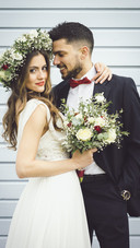 Beautiful Bride and Bridegroom