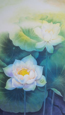 芳心静如水中莲