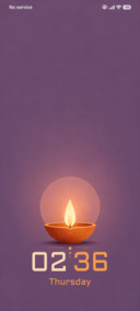 Purple Diya