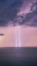 The mystery of lightning at sea
