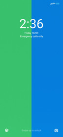 3D Blue Green