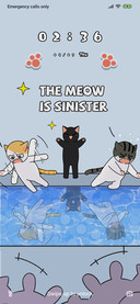 The meow is sinister