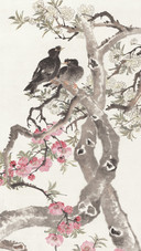 墨画梨花
