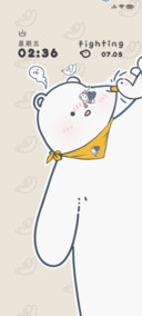 可爱小熊鸭