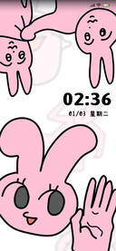 粉红兔子歪歪日常
