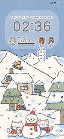 冬日雪景治愈