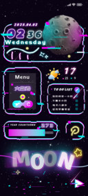暗夜 霓虹星球