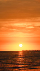 Evening by the seaside