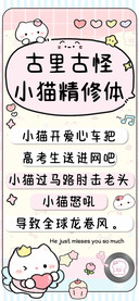 古里古怪小猫精修体