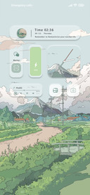 Gentle mountains