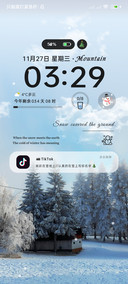 氛围 冬日飘雪