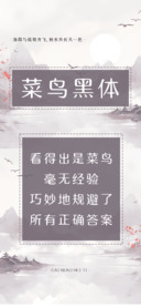 菜鸟黑体
