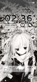 黑白漫画 忧郁心绪
