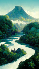 Volcanoes and rivers 2