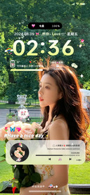 美女 鲜花与你